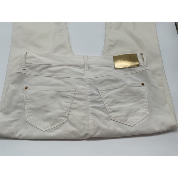 MAC Loves‎ You Slim Velvet Pants Off White Casual Everyday Trousers 38/32 - Picture 8 of 10